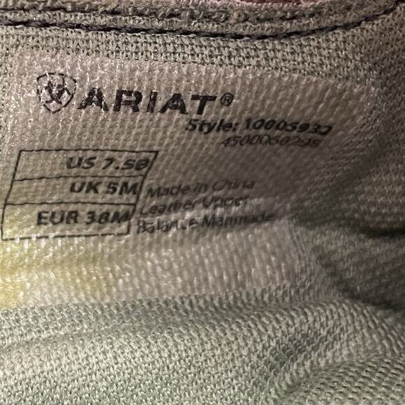 Ariat Heritage Breeze Paddock Zip Leather Ankle Booties Black Womens Size 7.5 B - Picture 8 of 11